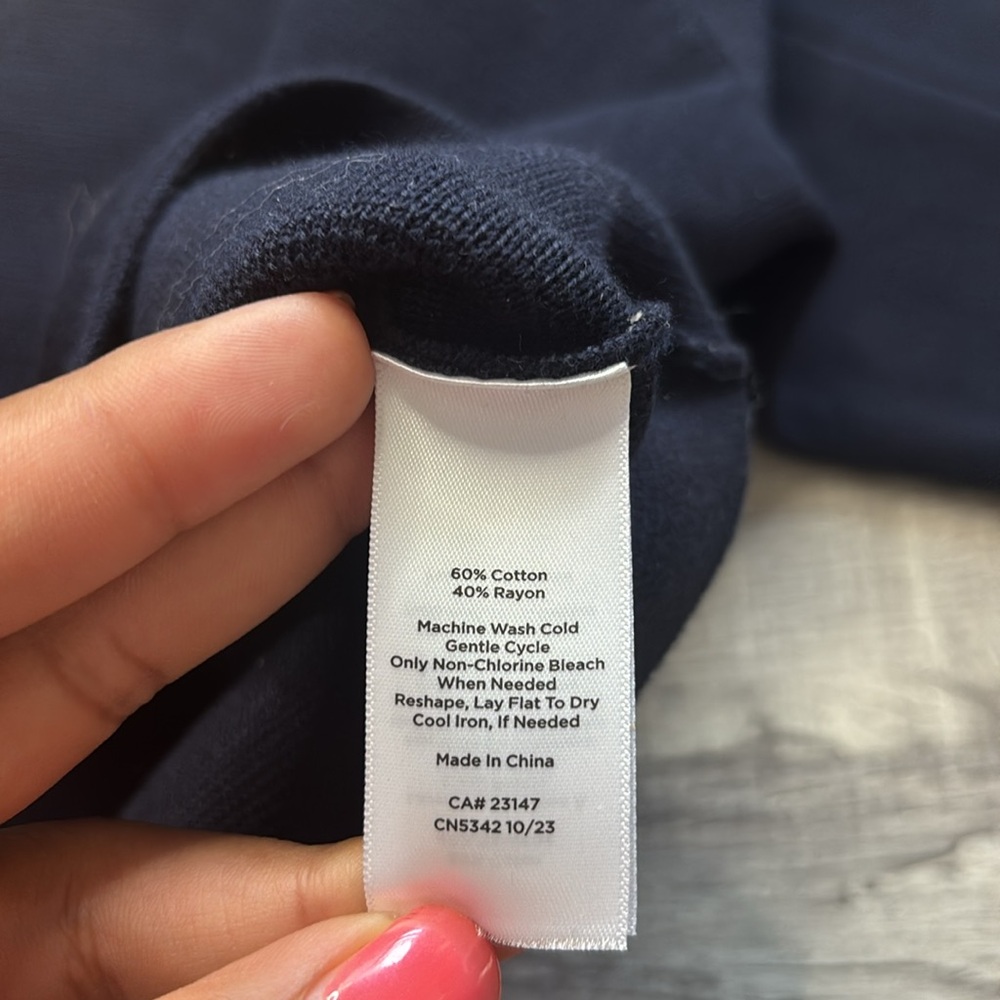 Talbots Double Breasted Stand Collar Sweater Jack… - image 6